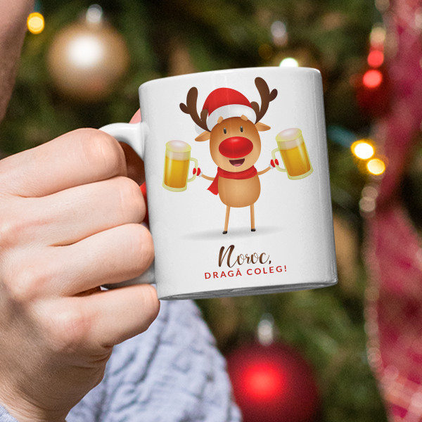 Cană "Noroc, dragă coleg!"