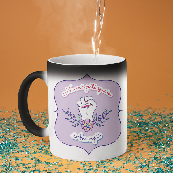 Cană "Nu mă poți speria - am copii."