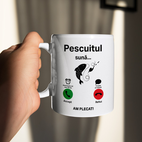 Cană "Pescuitul sună"