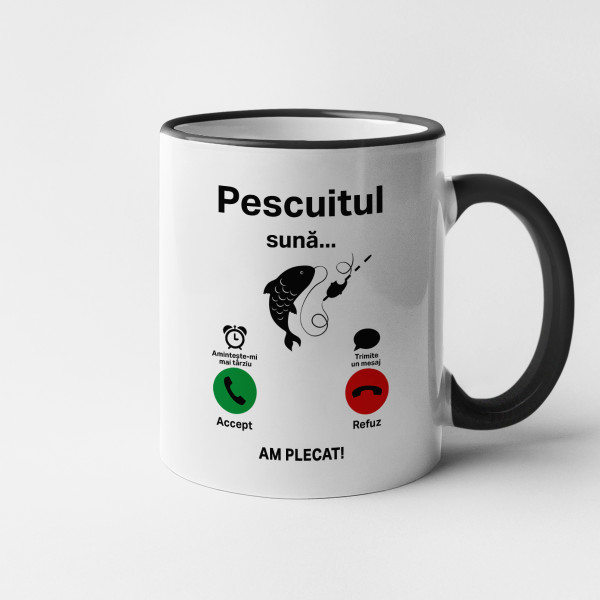 Cană "Pescuitul sună"