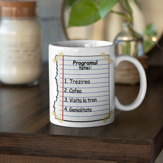 Cană "Programul tatei"