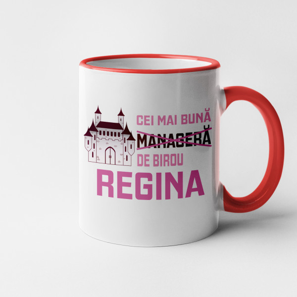 Cană "Regina biroului"