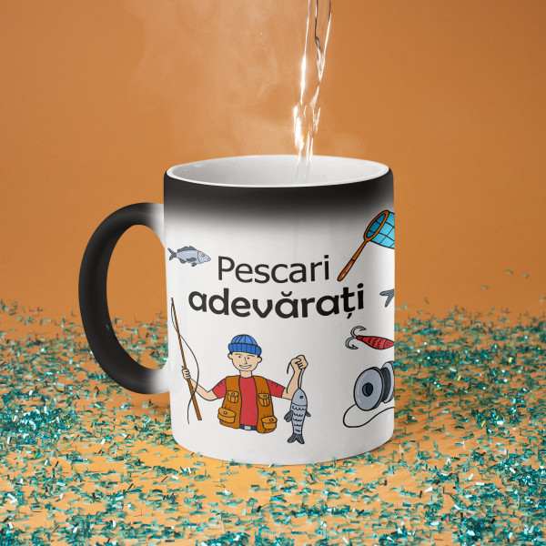 Cană "Regulile unui pescar adevărat"