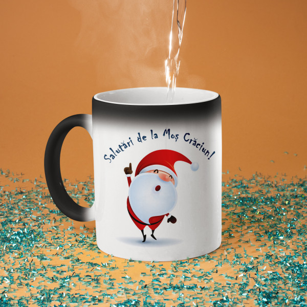 Cană "Salutări de la Moș Crăciun"