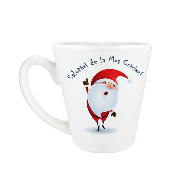 Cană "Salutări de la Moș Crăciun"