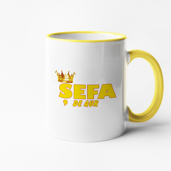 Cană "Șefa de aur" Cană "Șefa de aur"