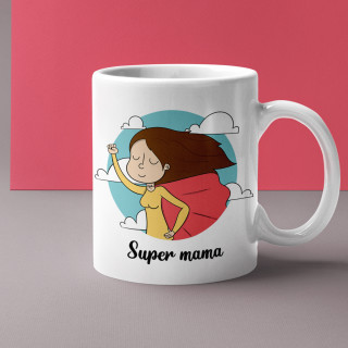 Cană "Super mama" Cană "Super mama"