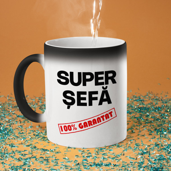 Cană "Super șefa" Cană "Super șefa"