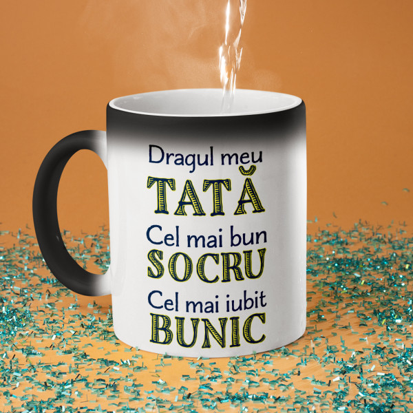 Cană "Tată. Socru. Bunic."