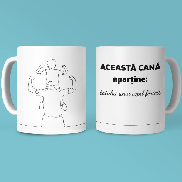 Cană "Tatăl unui copil fericit"