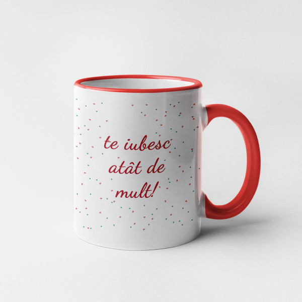 Cană "Te iubesc foarte mult cu numele ales de dvs." Cană "Te iubesc foarte mult cu numele ales de dvs."