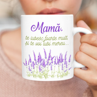 Cană "Te iubesc, mamă"