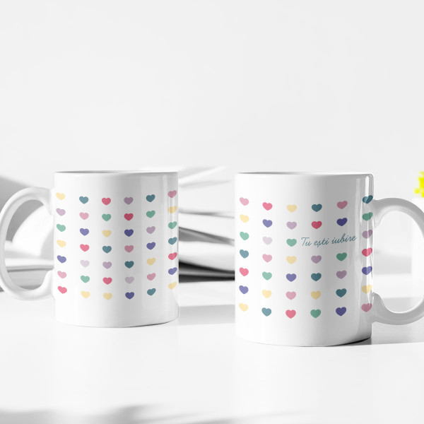 Cană "Tu ești iubire"