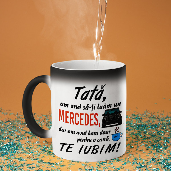 Cană "Am vrut să-ți oferim un Mercedes"