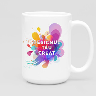 Cană XL cu design personalizat (450ml)