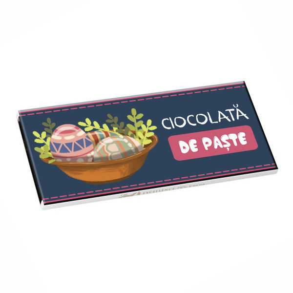 Ciocolată neagră de Paște (85%), 100g Ciocolată neagră de Paște (85%), 100g