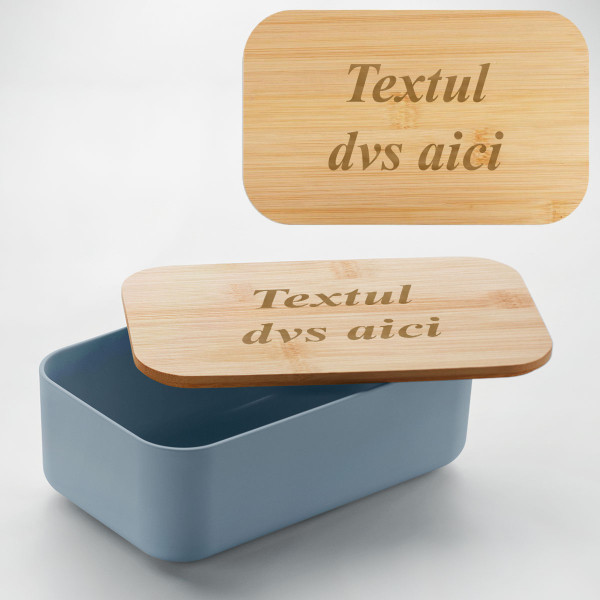 Cutie pentru prânz "BEIBABOX" cu textul dorit