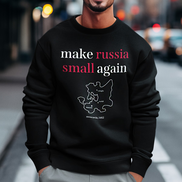 Hanorac „Make Russia small again” (fără glugă