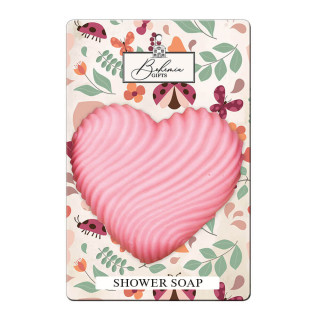 Săpun făcut manual în cutie - inimă (120g)