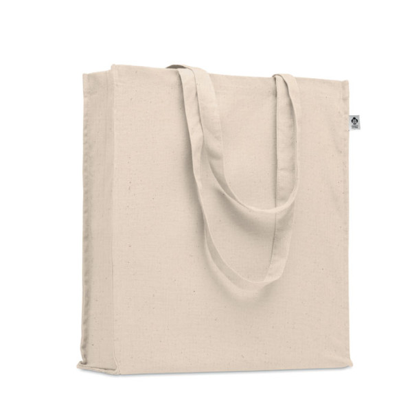 Geantă XL din bumbac organic fără imprimeu Geantă XL din bumbac organic fără imprimeu