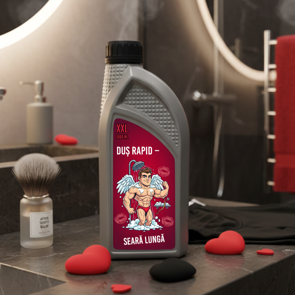 Gel de duș XXL "Duș rapid – seară lungă" (1000ml)