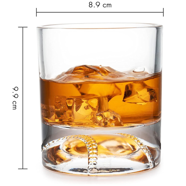 Set decantor cu suport și 4 pahare "Baseball bat"