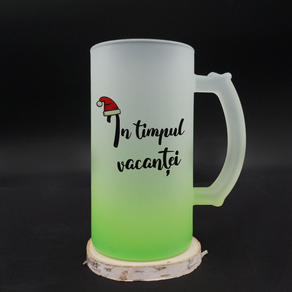 Halbă de bere "În timpul vacanței"