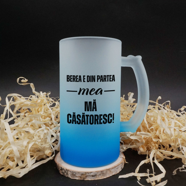Halbă de bere "Mă căsătoresc"