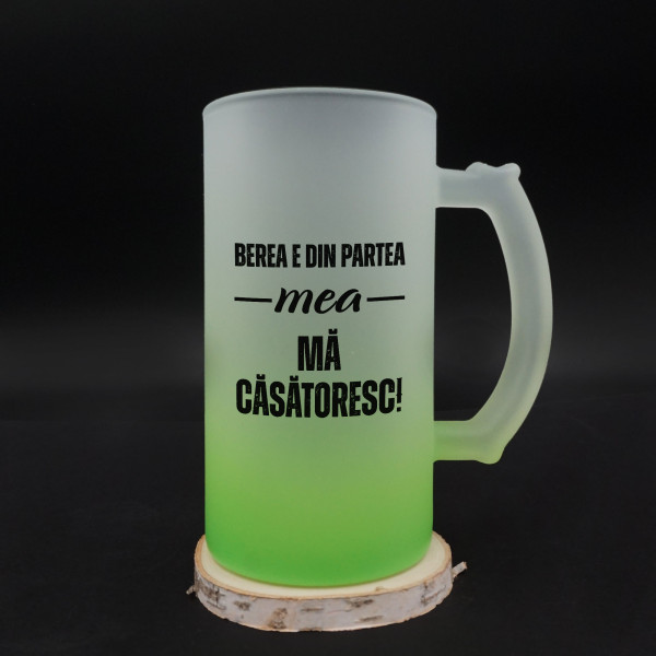 Halbă de bere "Mă căsătoresc"
