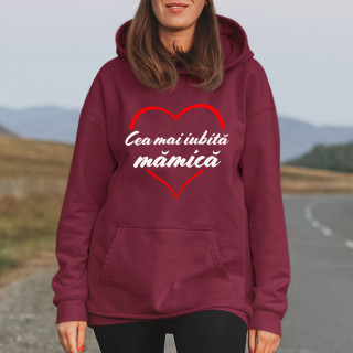 Hanorac "Cea mai iubită mămică"