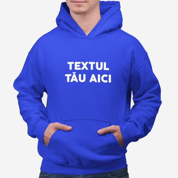 Hanorac cu propriul text Hanorac cu propriul text