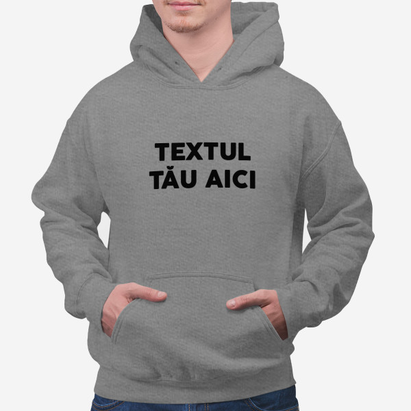 Hanorac cu propriul text Hanorac cu propriul text