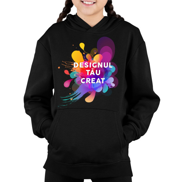Hanorac pentru copii cu design personalizat Hanorac pentru copii cu design personalizat