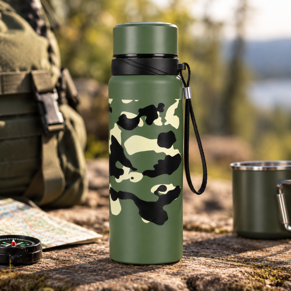 Termos camuflat "Misiune specială", 800ml