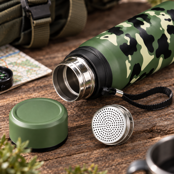 Termos camuflat "Misiune specială", 800ml