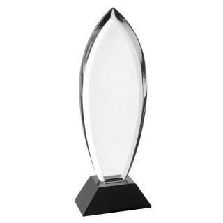 Trofeu de cristal "Drop" fără inscripție Trofeu de cristal "Drop" fără inscripție