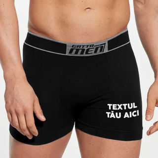 Lenjerie intimă pentru bărbați cu textul ales de tine