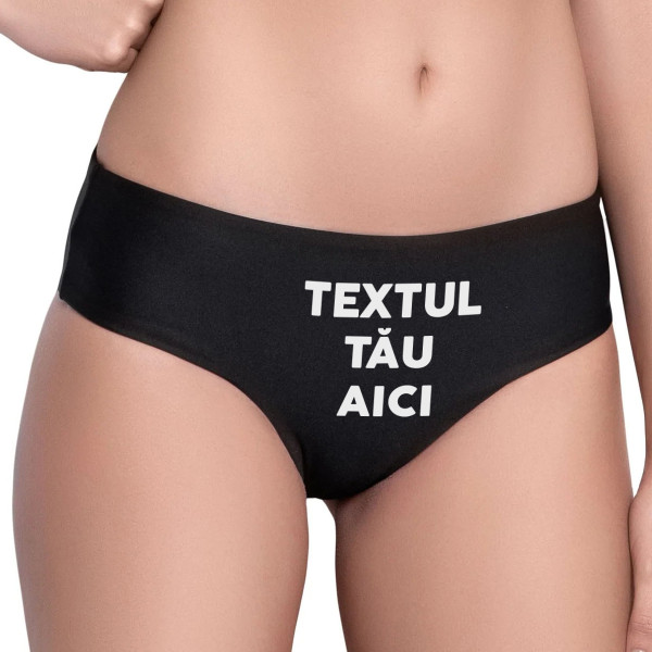 Lenjerie intimă pentru femei cu propriul text pe față Lenjerie intimă pentru femei cu propriul text pe față