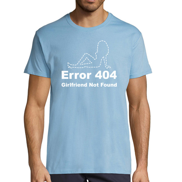 Tricou "Girlfriend not found"