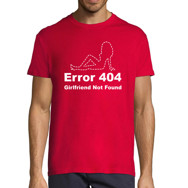 Tricou "Girlfriend not found"