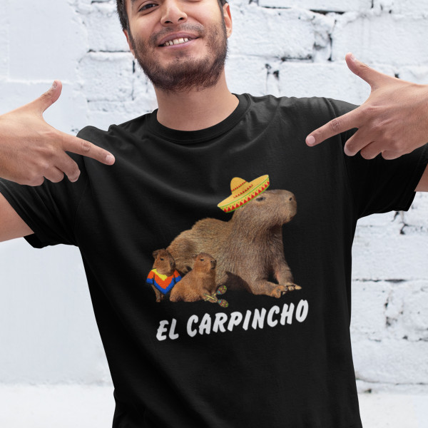 Tricou "Capybara" cu textul ales de tine Tricou "Capybara" cu textul ales de tine
