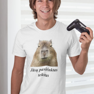 Tricou "Capybara" cu textul ales de tine