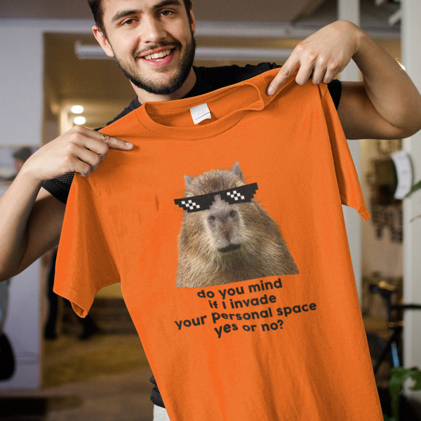 Tricou "Capybara" cu textul ales de tine Tricou "Capybara" cu textul ales de tine