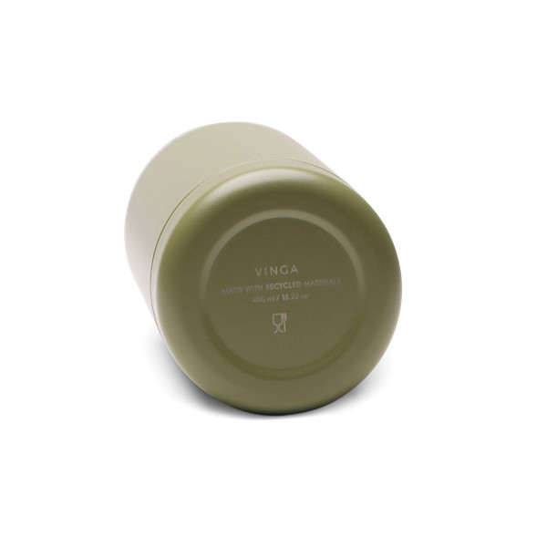 Sticlă termică metalică "VINGA Parks" cu textul dvs. gravat (400ml)