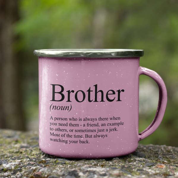 Cană din metal "Brother" Cană din metal "Brother"