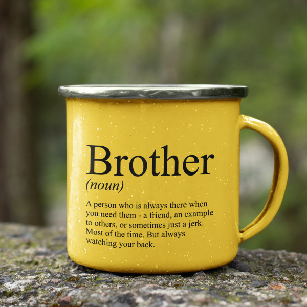Cană din metal "Brother" Cană din metal "Brother"