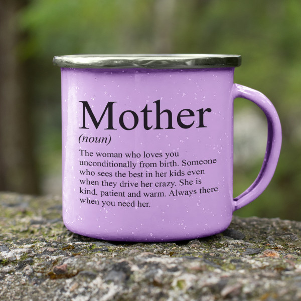 Cană din metal "Mother"