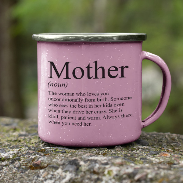 Cană din metal "Mother"