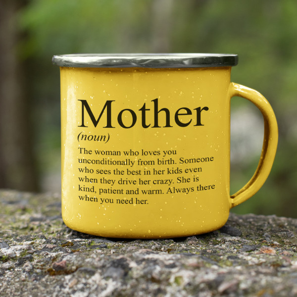 Cană din metal "Mother"