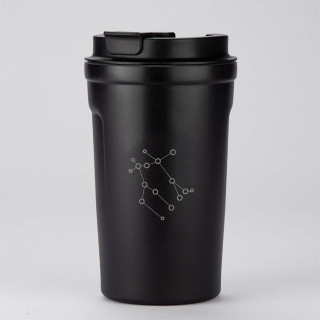 Cană termică din metal „Constelație zodiacală” cu semnul zodiacal ales (400ml)